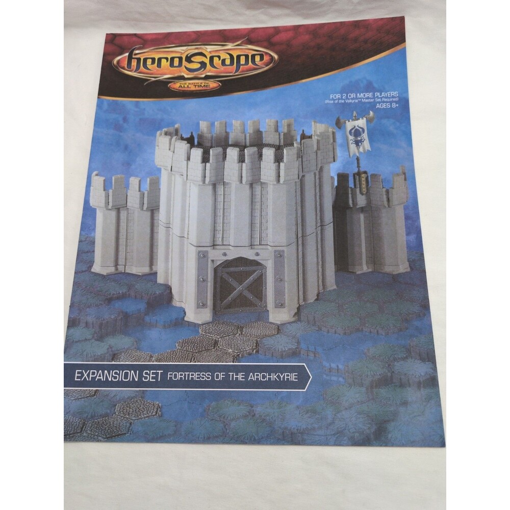 Heroscape Expansion Set Fortress Of The Archkyrie Instruction Sheet Only